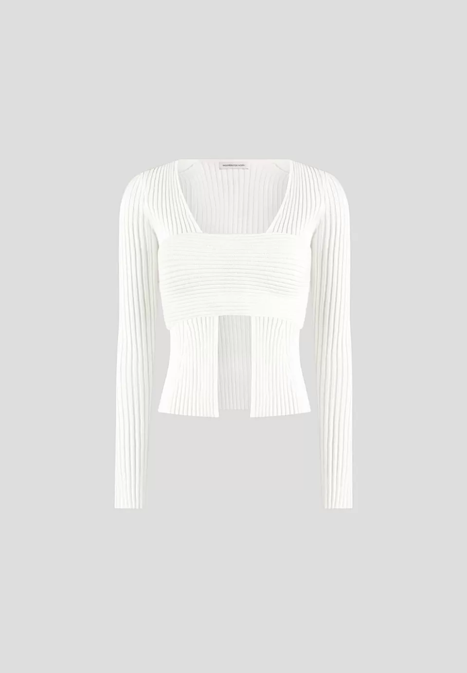 Manière De Voir 3-In-1 Knit Overlay Bandeau Cardigan>Woman Knitwear