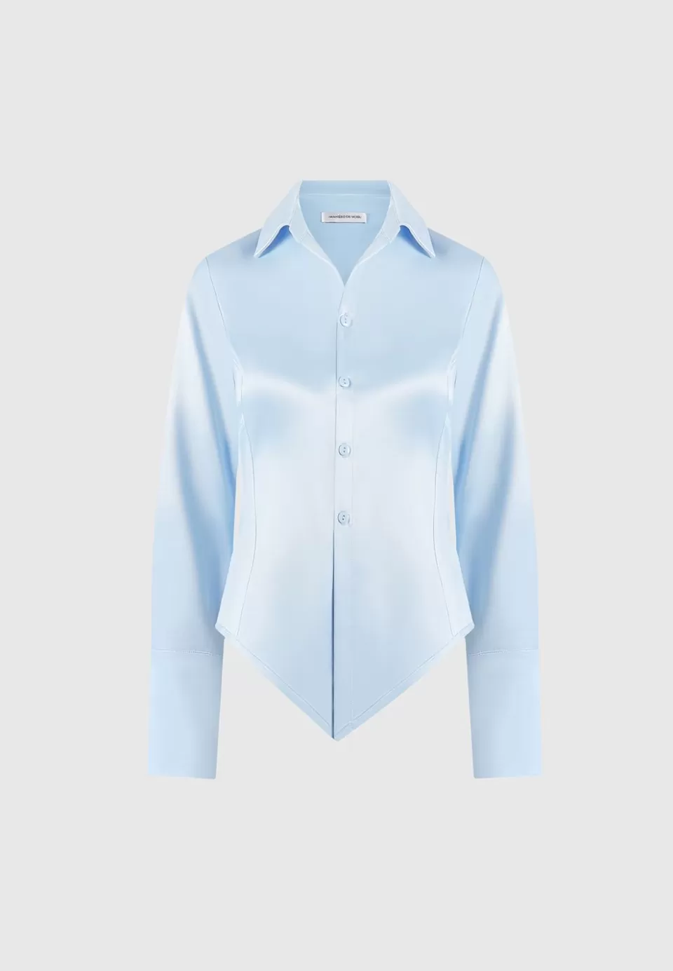 Manière De Voir Angled Satin Shirt>Woman Shirts