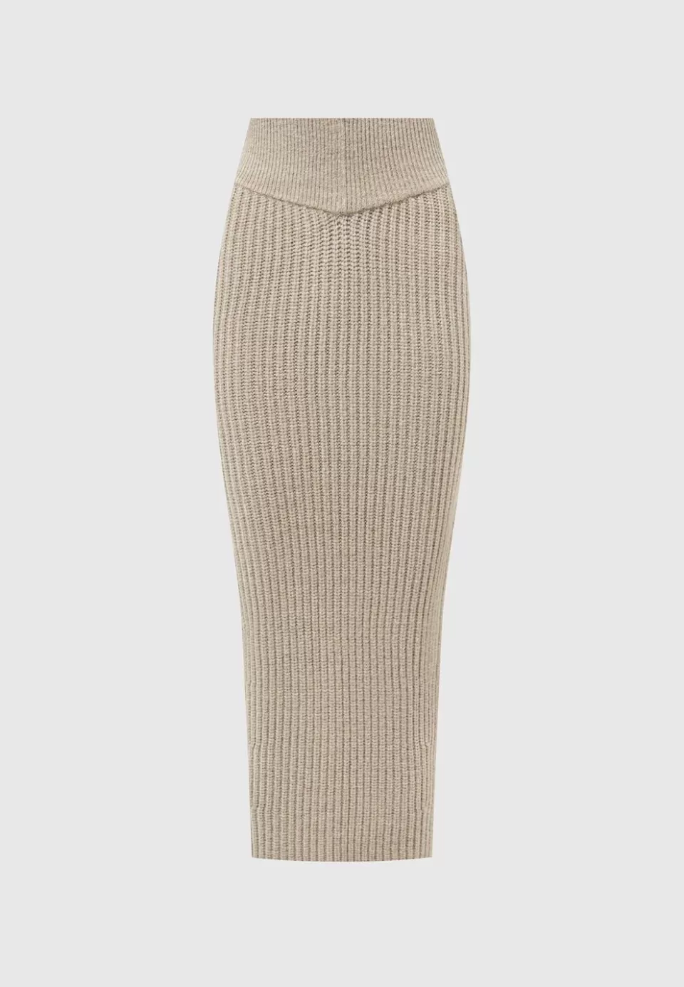 Manière De Voir Angled Waist Knit Maxi Skirt>Woman Skirts