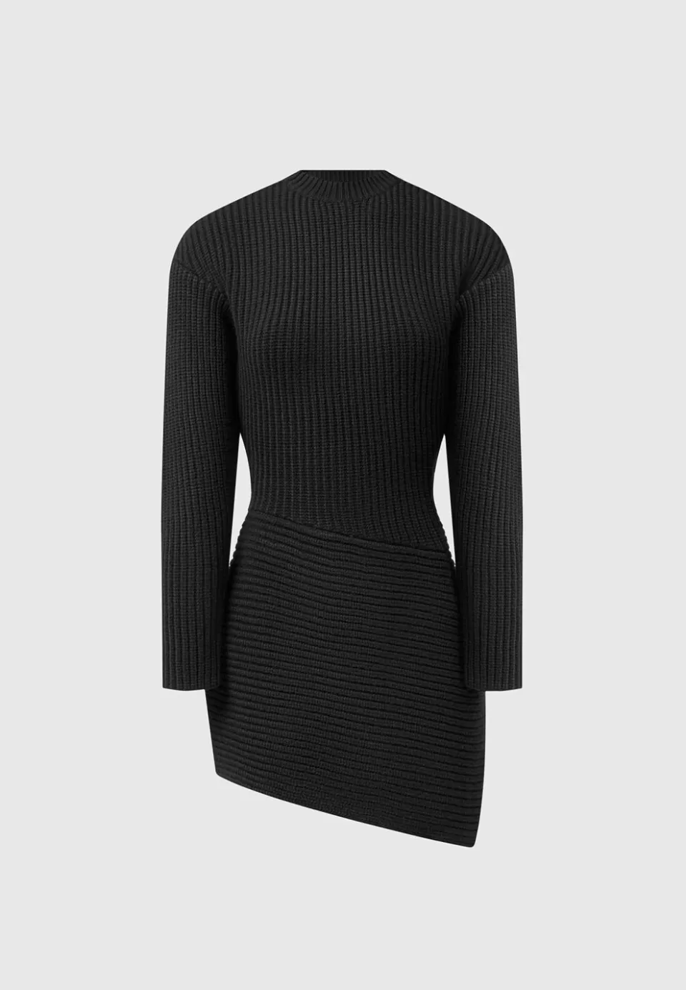 Manière De Voir Asymmetric Knit Jumper Dress>Woman Knitwear