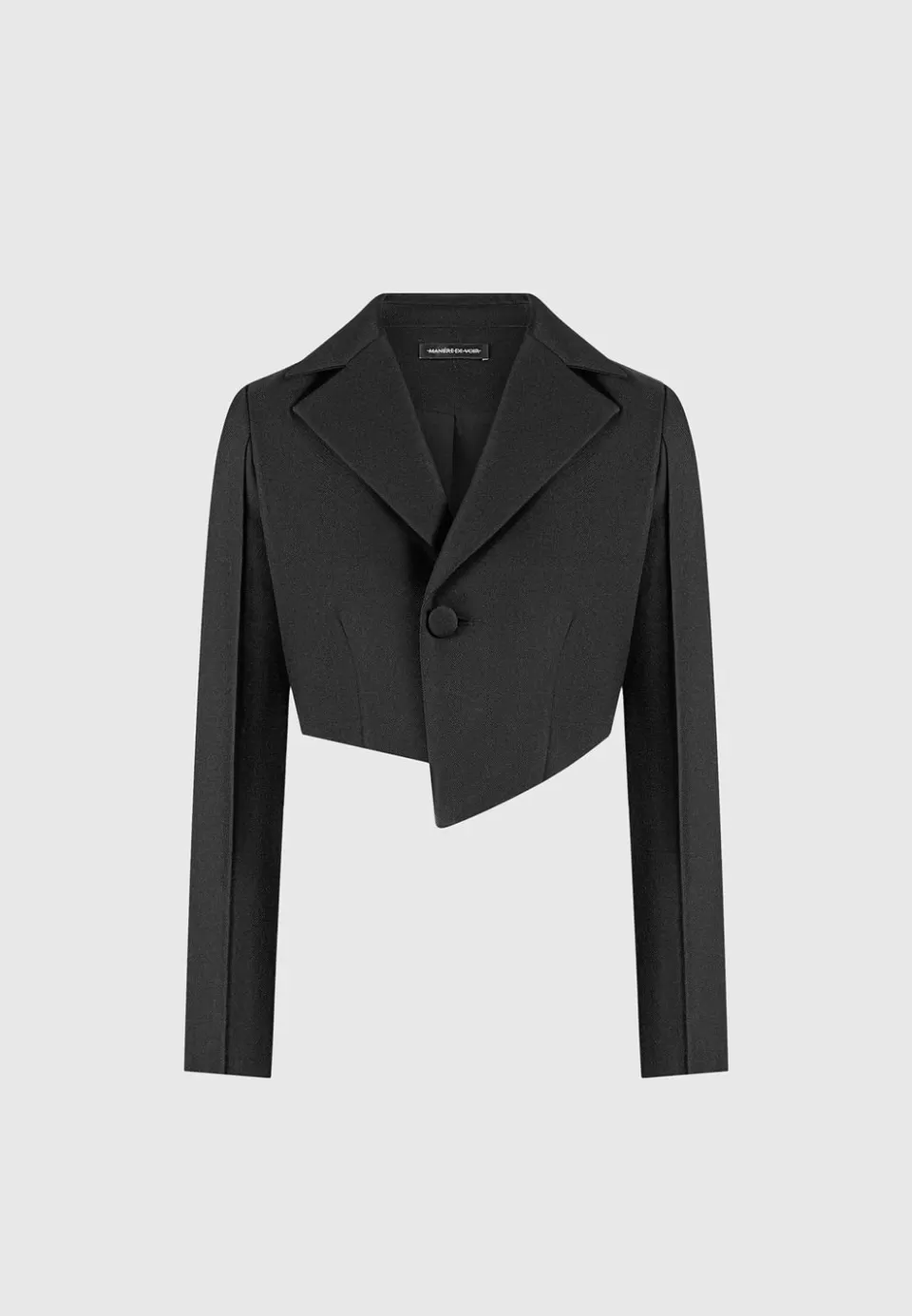 Manière De Voir Asymmetric Tailored Cropped Blazer>Woman Blazers & Waistcoats