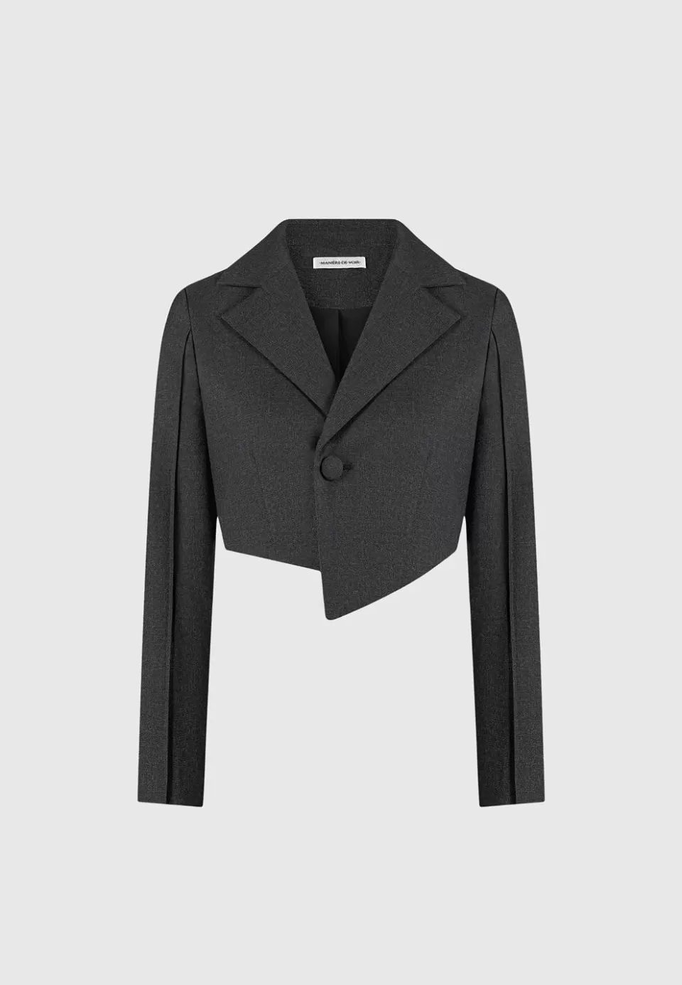 Manière De Voir Asymmetric Tailored Cropped Blazer>Woman Matching Sets