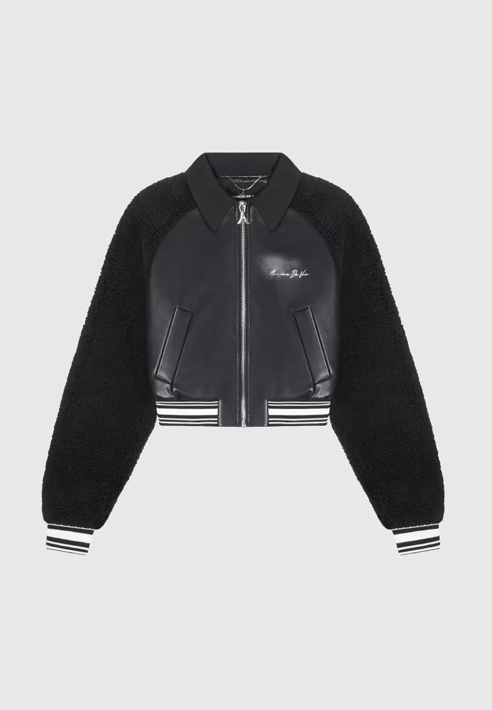 Manière De Voir Borg Varsity Jacket>Woman Jackets