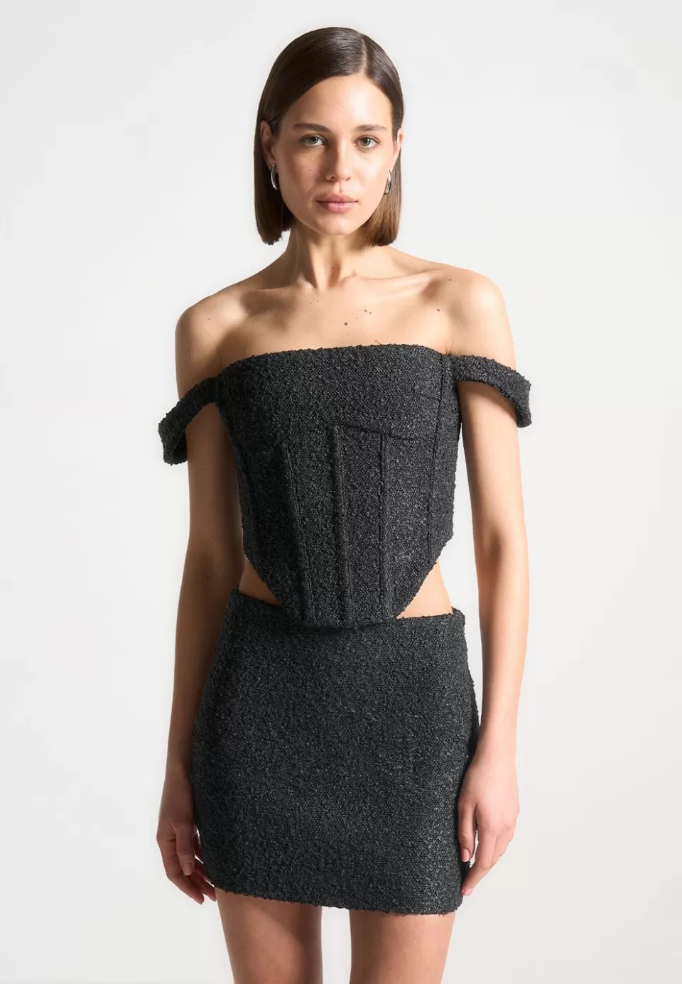 Manière De Voir Boucle Bardot Corset Top>Woman Tops & T Shirts