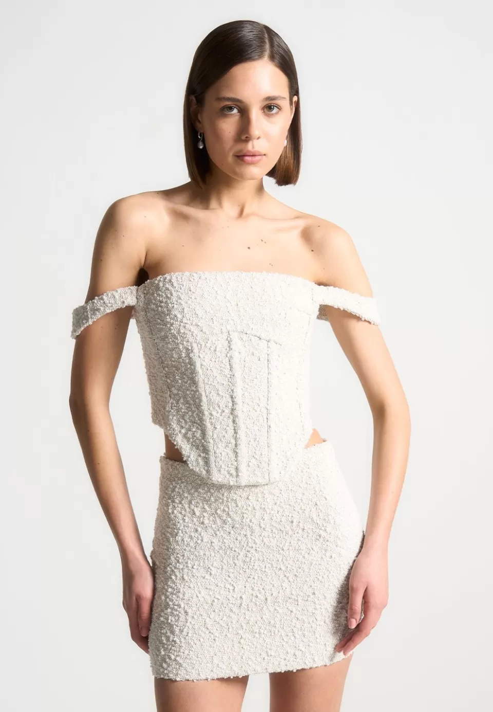 Manière De Voir Boucle Bardot Corset Top>Woman Tops & T Shirts