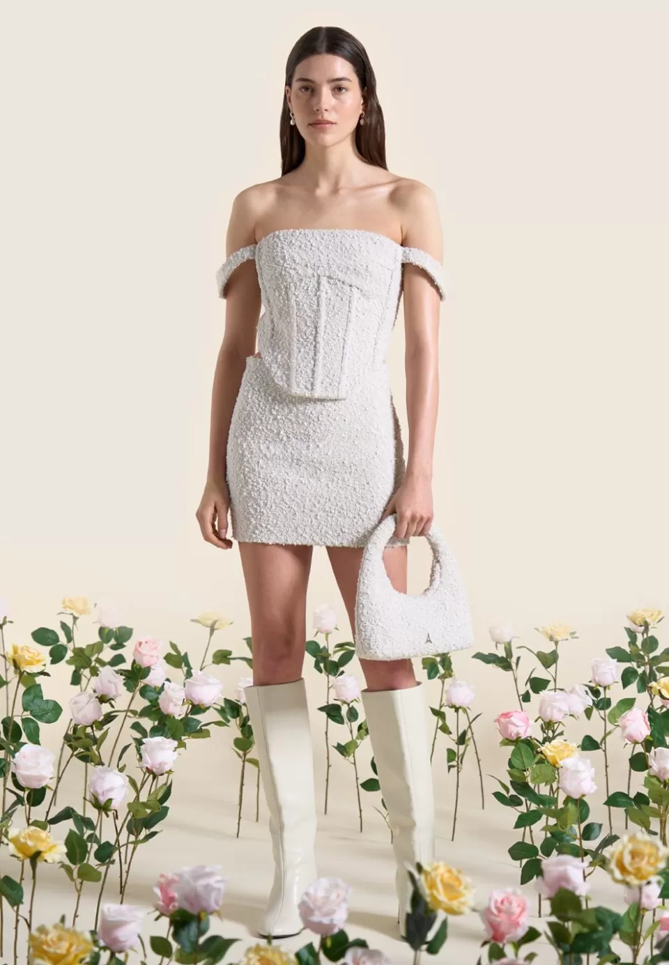 Manière De Voir Boucle Bardot Corset Top>Woman Tops & T Shirts