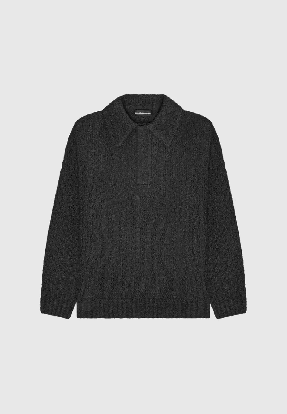 Manière De Voir Boucle Knit Polo Jumper>Man Knitwear