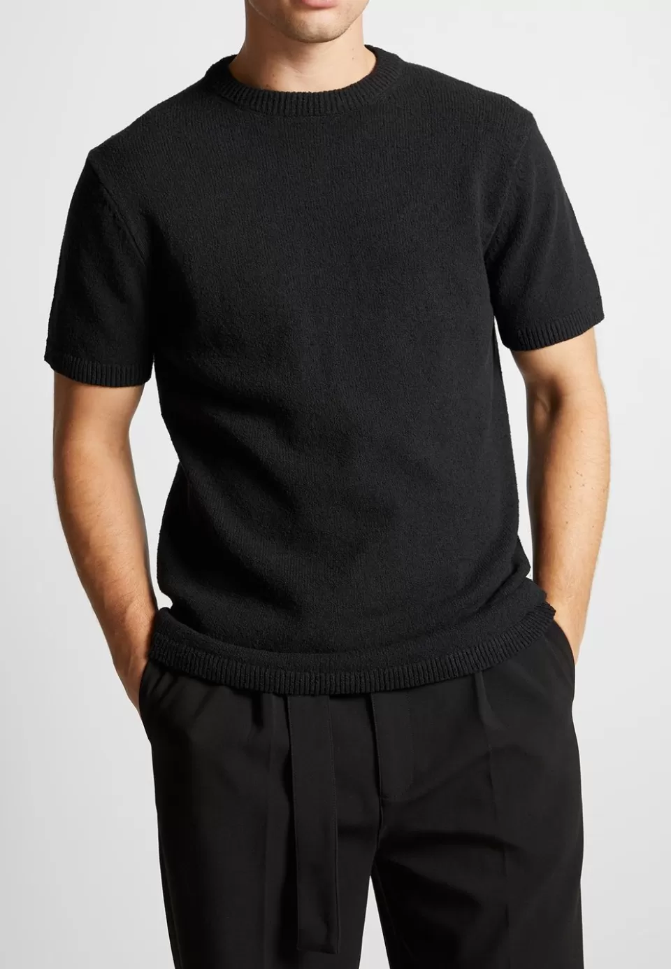 Manière De Voir Boucle Knit Regular Fit T-Shirt>Man T-Shirts & Tops
