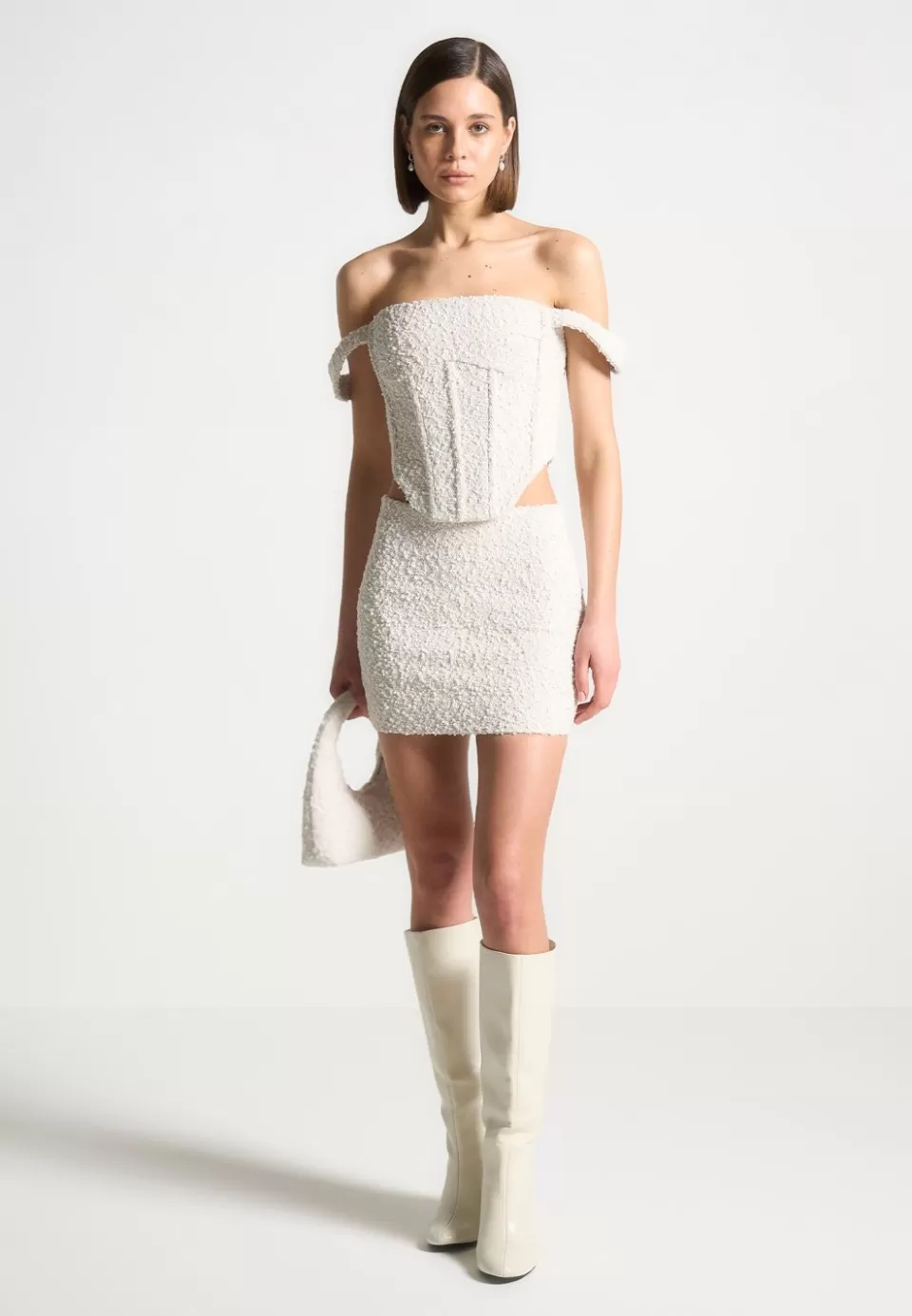 Manière De Voir Boucle Mini Skirt>Woman Matching Sets