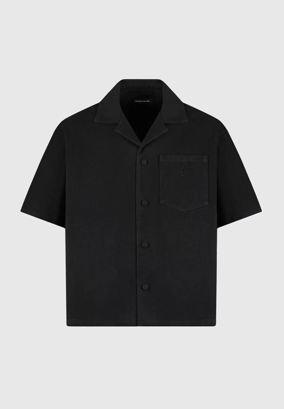 Manière De Voir Boxy Denim Revere Shirt>Man Shirts