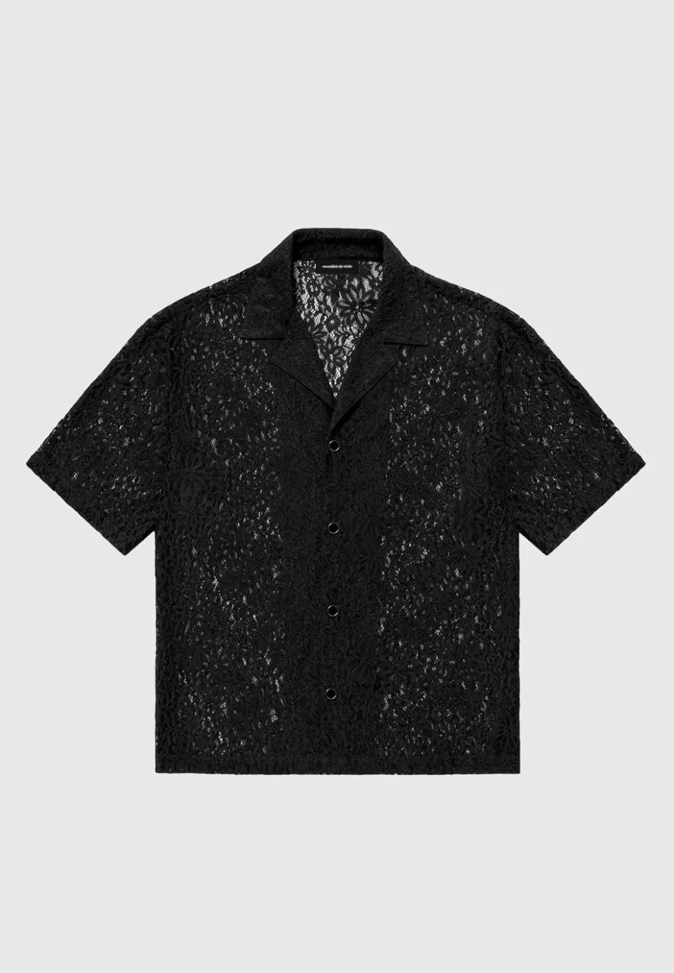 Manière De Voir Boxy Lace Revere Shirt>Man Shirts
