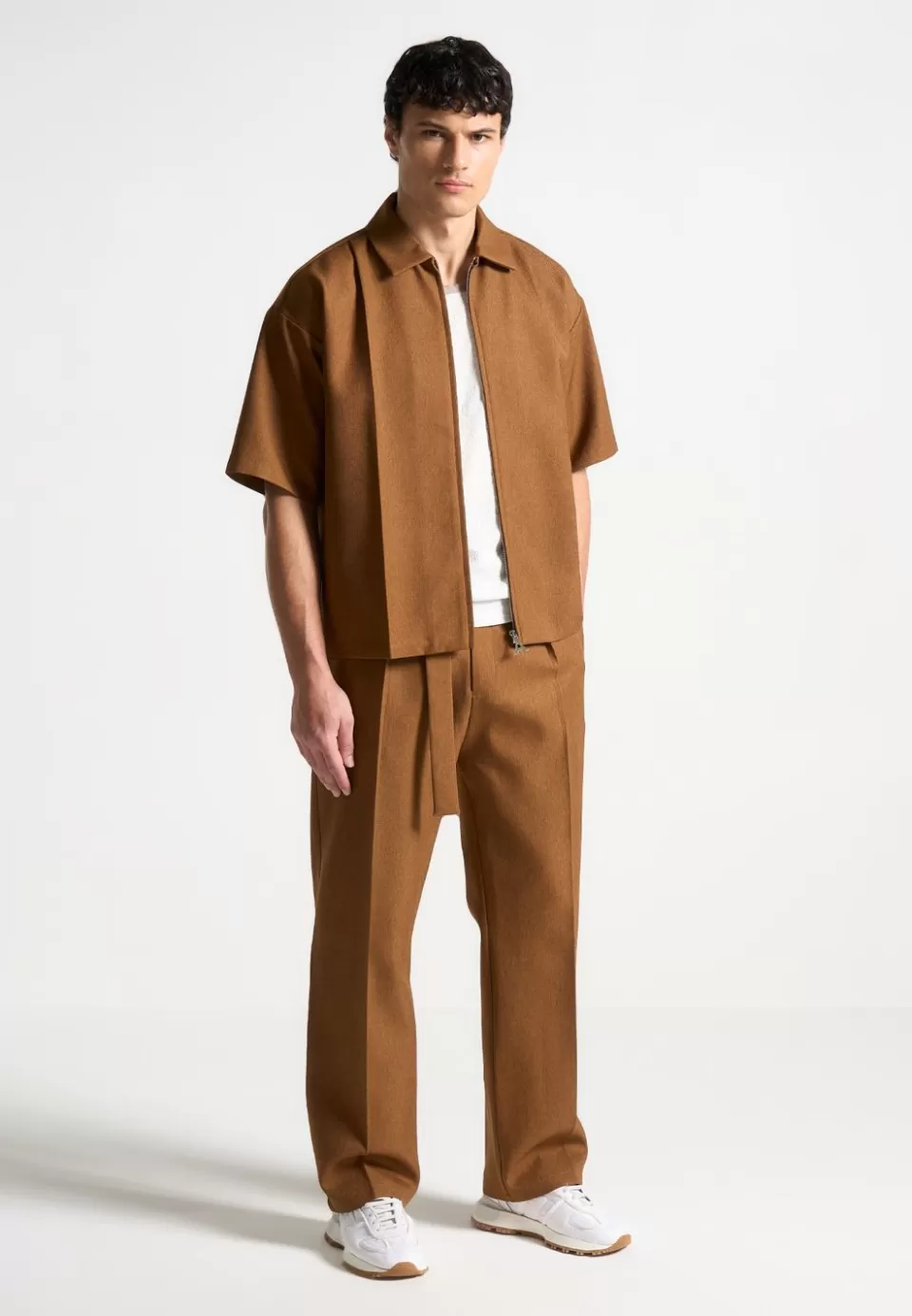 Manière De Voir Boxy Shirt With Crease>Man Shirts