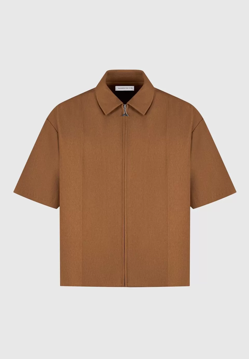 Manière De Voir Boxy Shirt With Crease>Man Modern Tailoring