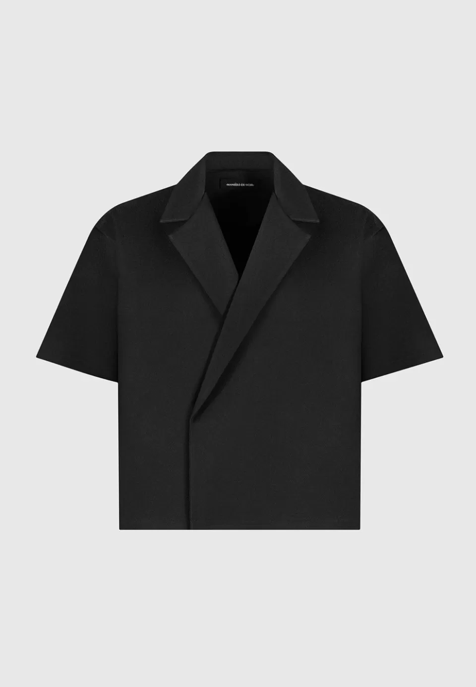 Manière De Voir Boxy Twill Double Breasted Shirt>Man Modern Tailoring