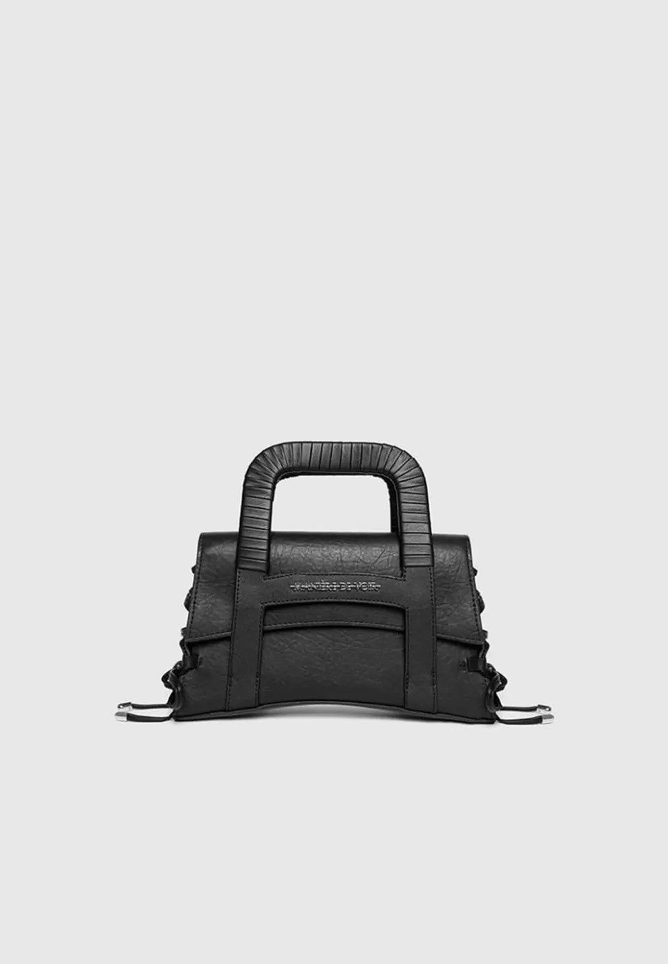 Manière De Voir Caged Vegan Leather Lace Up Bag>Woman Bags