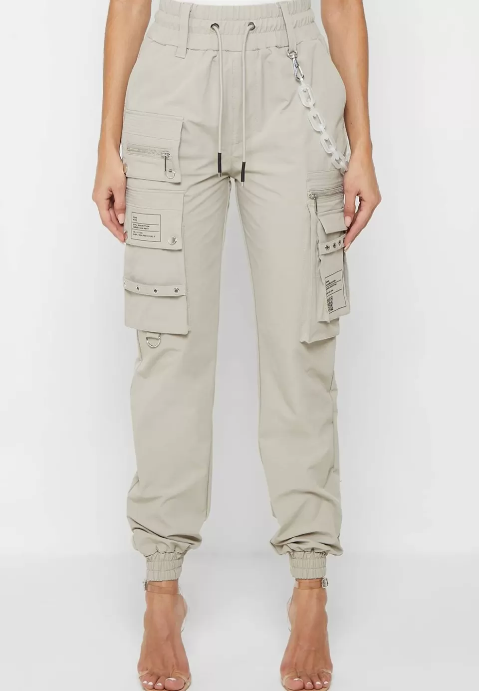 Manière De Voir Cargo Pants With Frosted Chain>Woman Cargo Pants & Joggers