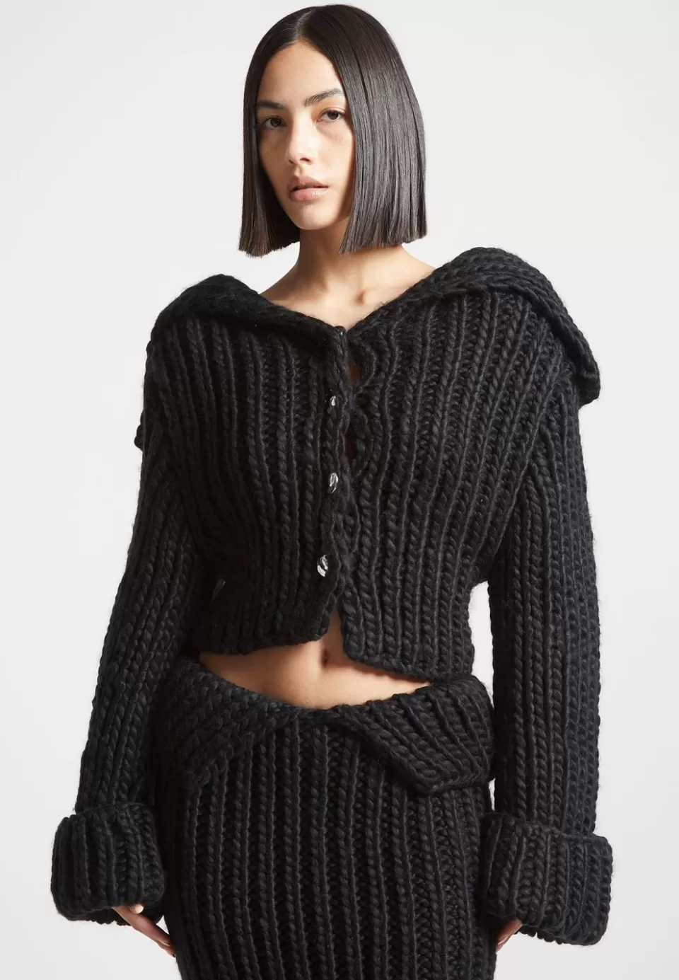 Manière De Voir Chunky Knit Cardigan>Woman Knitwear