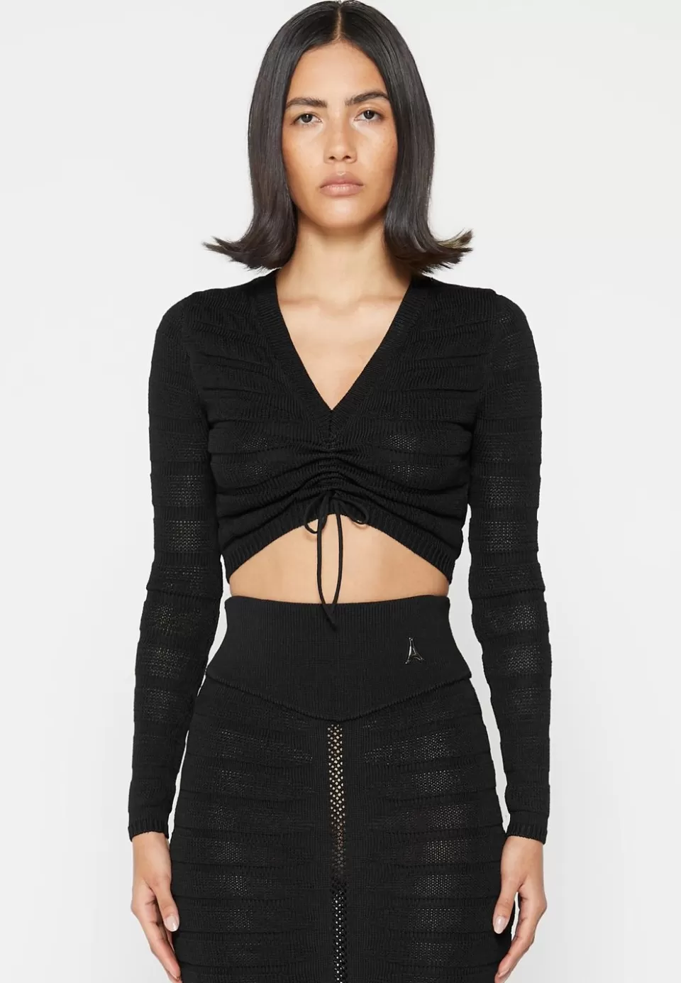 Manière De Voir Contour Knit Long Sleeve Top>Woman Tops & T Shirts