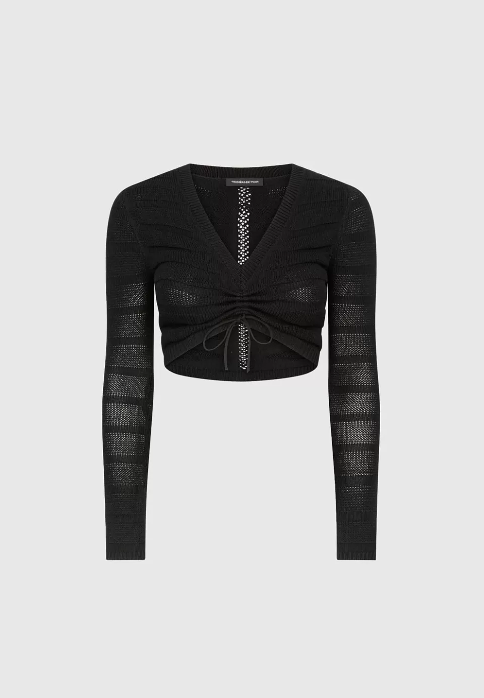 Manière De Voir Contour Knit Long Sleeve Top>Woman Tops & T Shirts