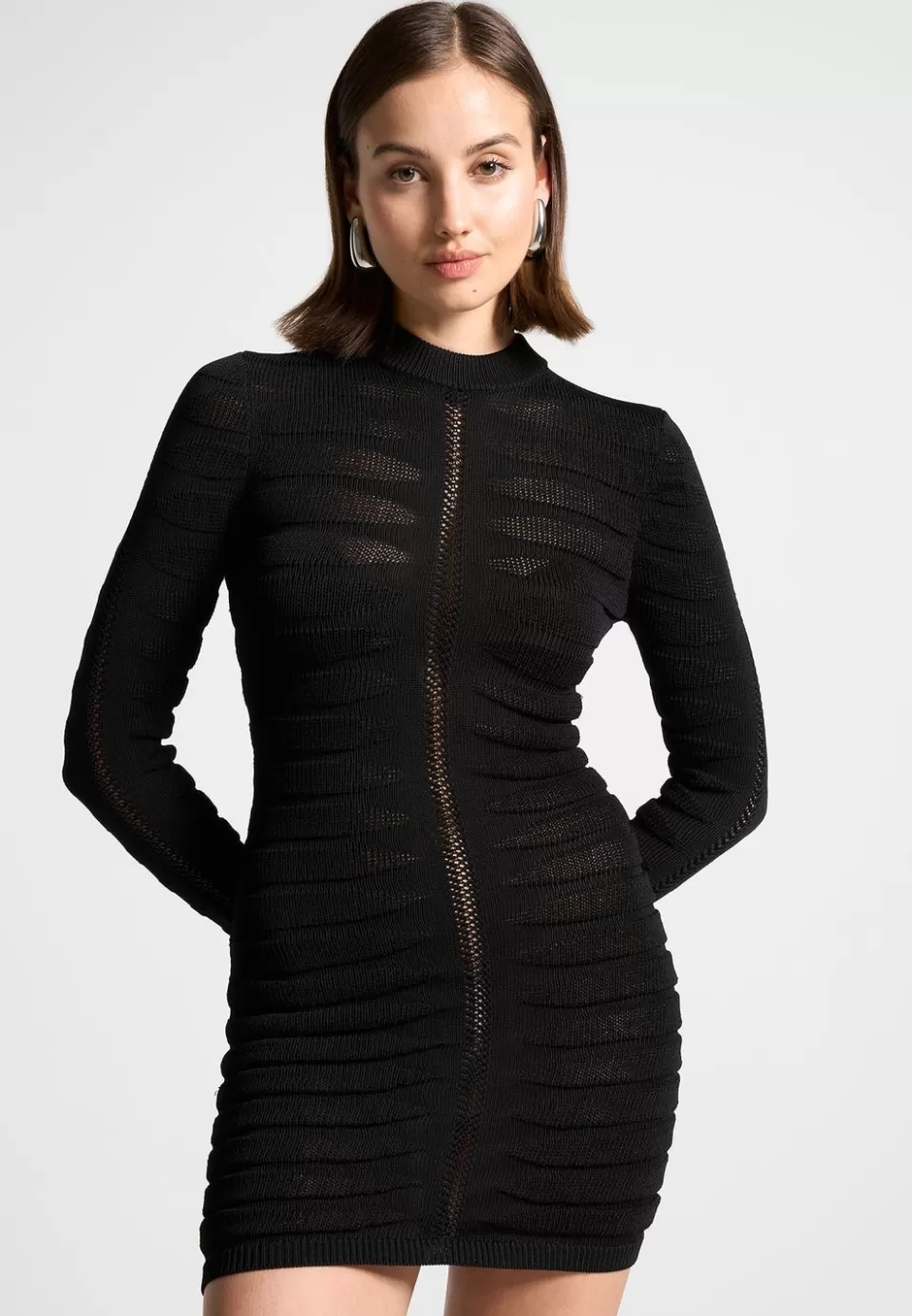 Manière De Voir Contour Knit Mini Dress>Woman Dresses