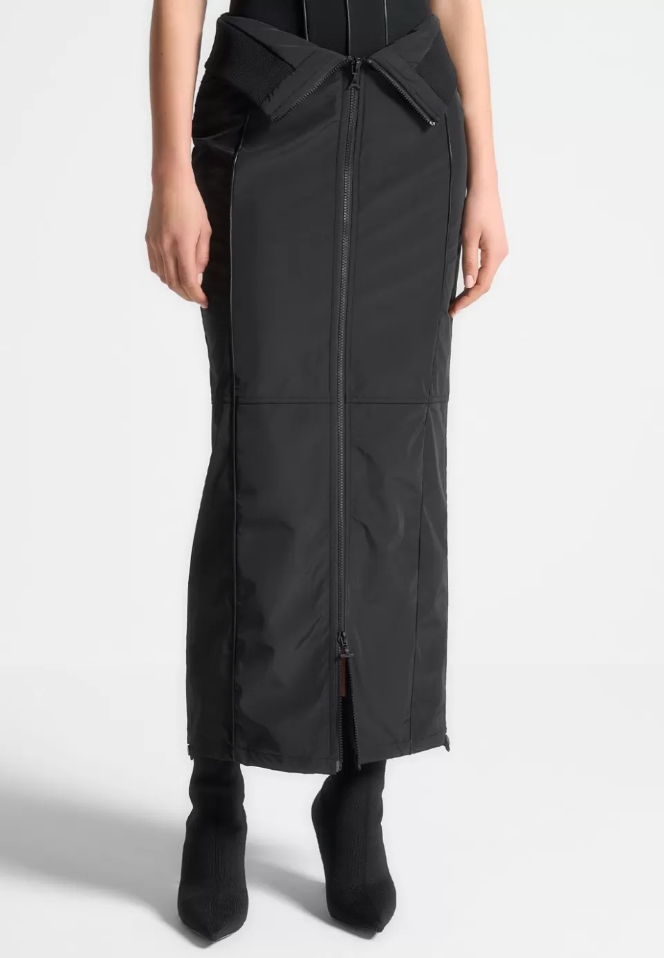 Manière De Voir Contour Nylon Midaxi Skirt>Woman Skirts