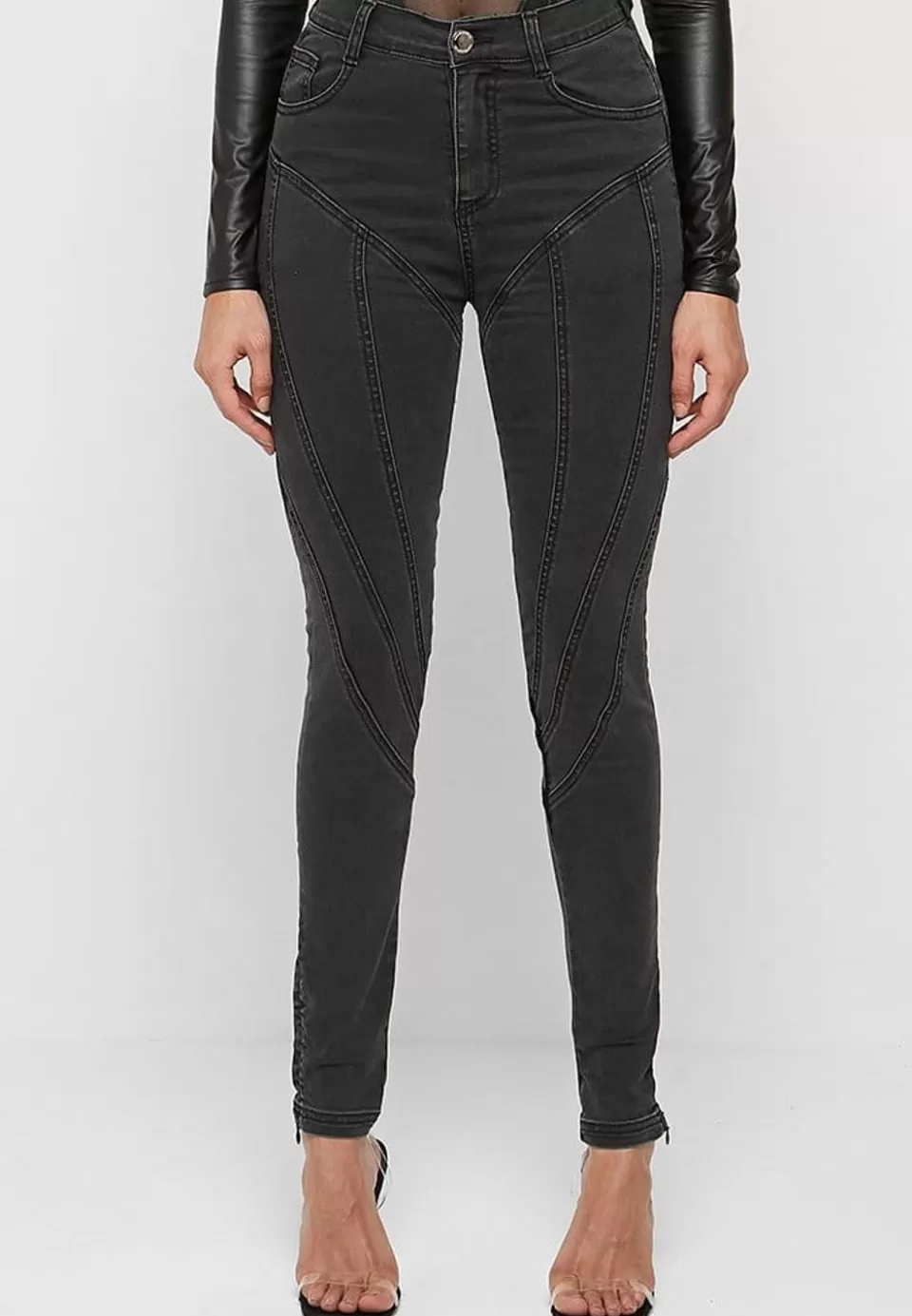 Manière De Voir Contour Seam Detail Skinny Jeans>Woman Jeans