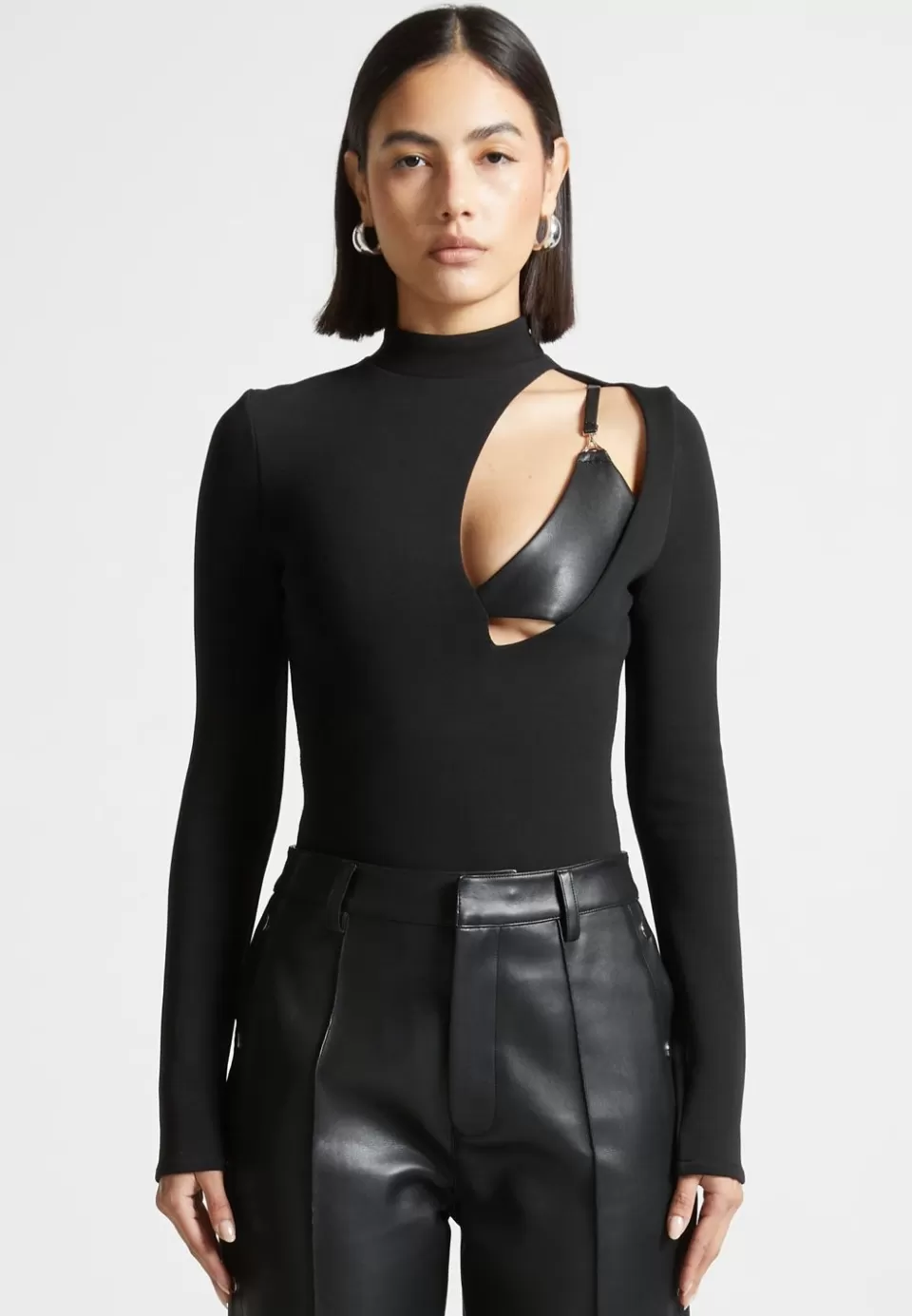 Manière De Voir Cut Out Bralette Detail Bodysuit>Woman Bodysuits