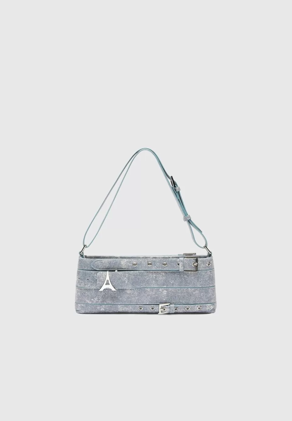 Manière De Voir Denim Effect Eiffel Belt Bag>Woman Bags