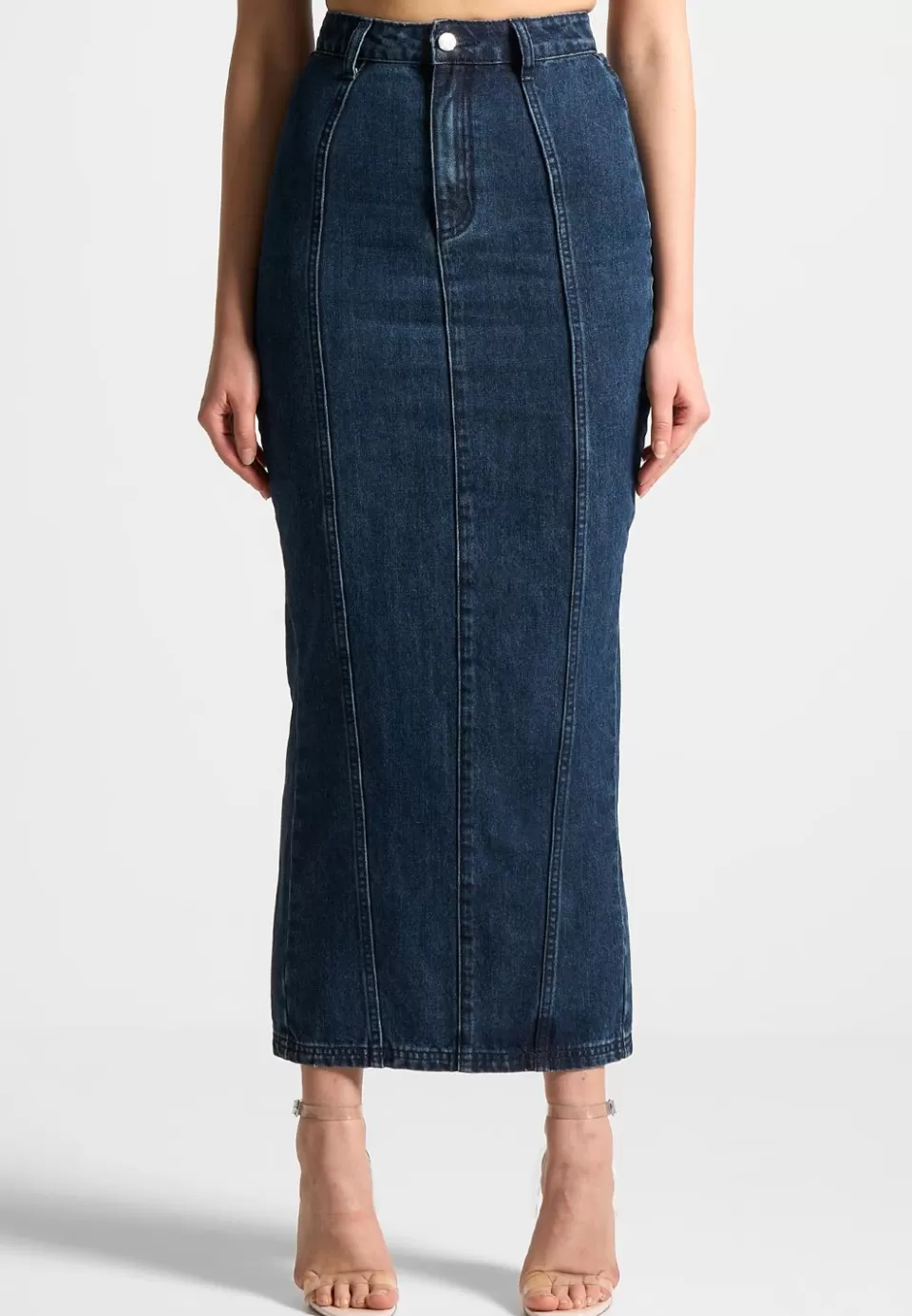 Manière De Voir Denim Midaxi Skirt>Woman Skirts