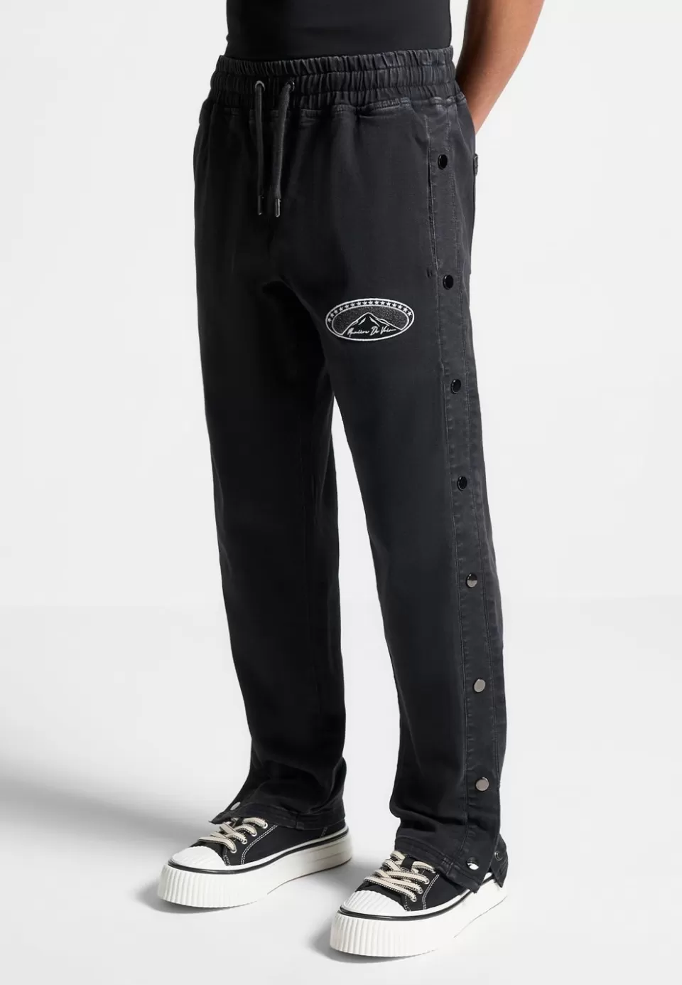 Manière De Voir Denim Popper Cargo Pants - Washed>Man Jeans