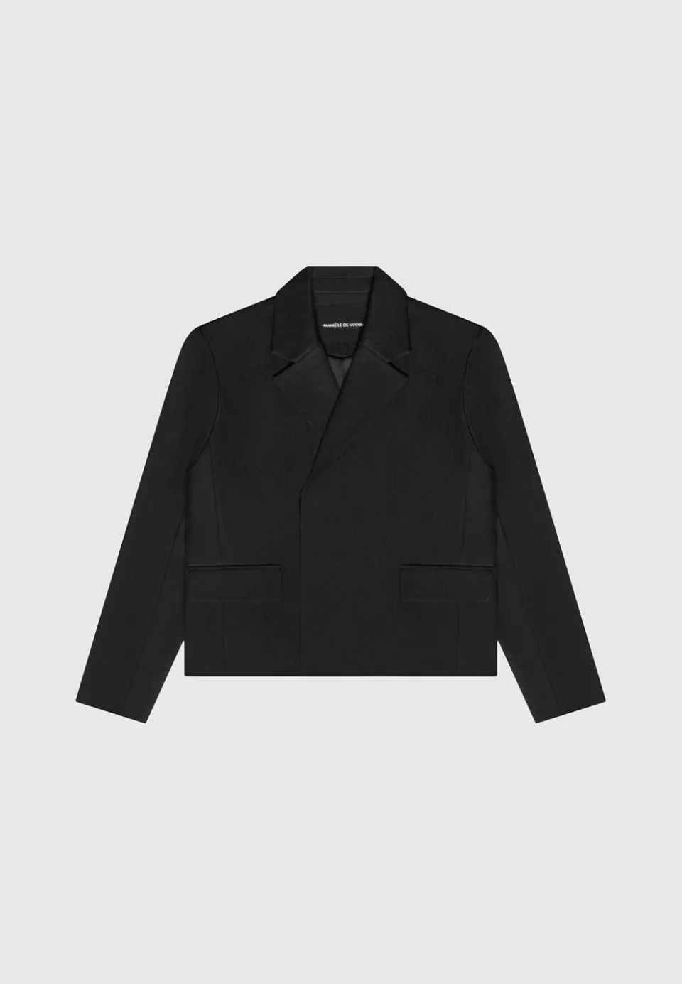 Manière De Voir Double Breasted Tailored Cropped Blazer>Man Jackets