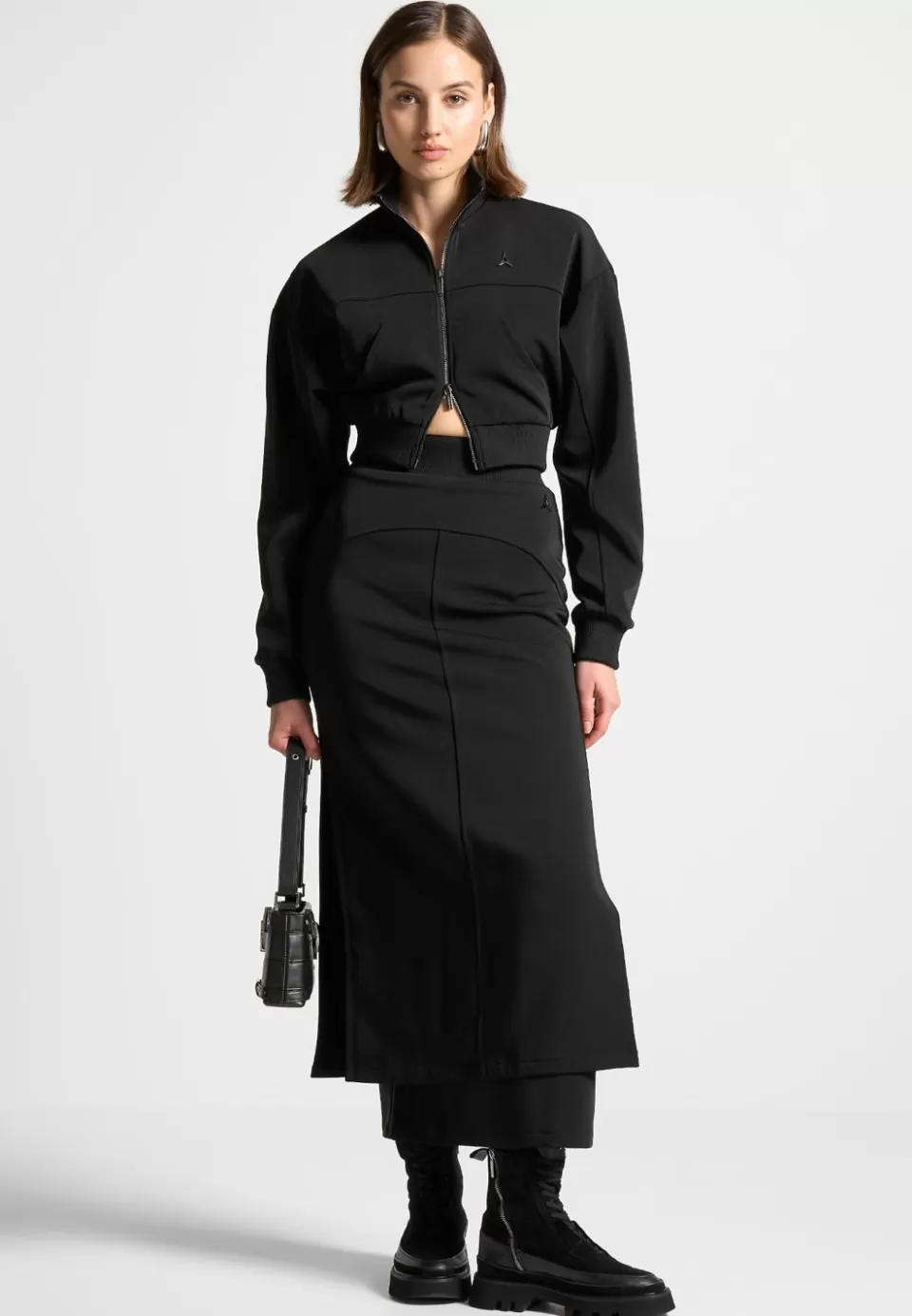 Manière De Voir Double Zip Track Jacket>Woman Matching Sets