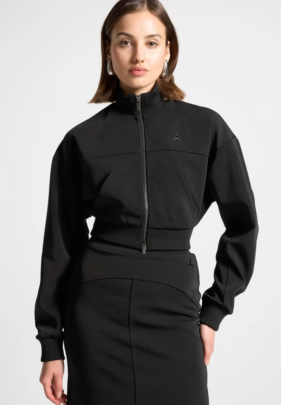 Manière De Voir Double Zip Track Jacket>Woman Matching Sets