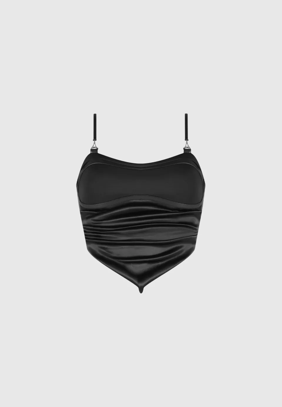 Manière De Voir Draped Satin Corset Top>Woman Matching Sets