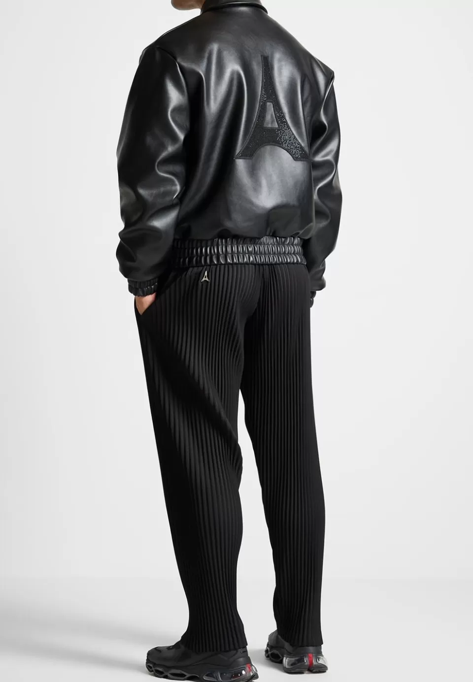 Manière De Voir Eiffel Rhinestone Varsity Jacket>Man Jackets