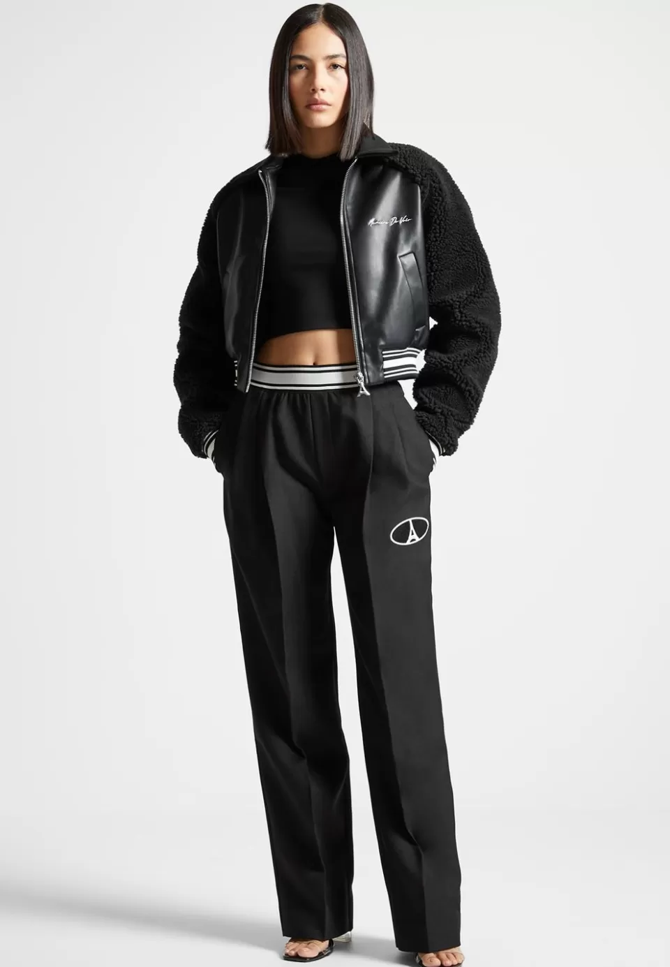 Manière De Voir Elasticated Signature Pleated Trousers>Woman Trousers