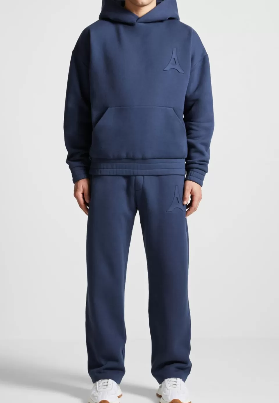 Manière De Voir Eternel 420Gsm Eiffel Embossed Hoodie>Man Casual Co-Ords