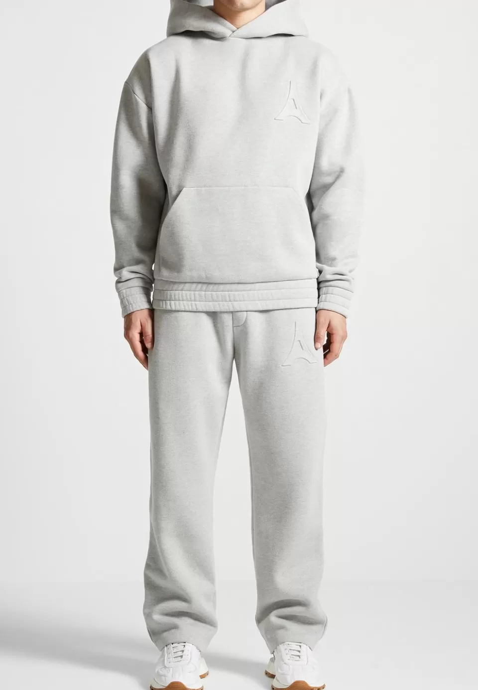Manière De Voir Eternel 420Gsm Eiffel Embossed Hoodie>Man Casual Co-Ords