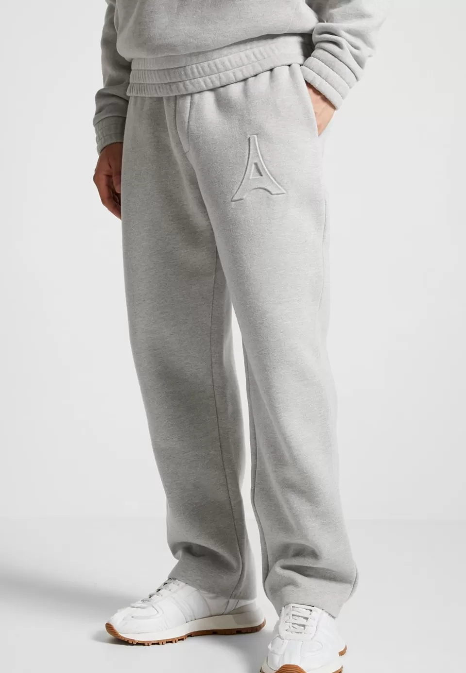 Manière De Voir Eternel 420Gsm Eiffel Embossed Joggers>Man Casual Co-Ords