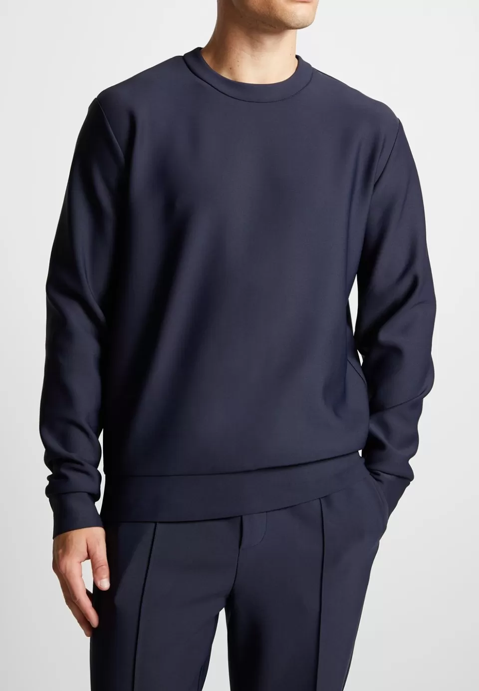 Manière De Voir Eternel Neoprene Regular Fit Crew Neck Jumper>Man Casual Co-Ords