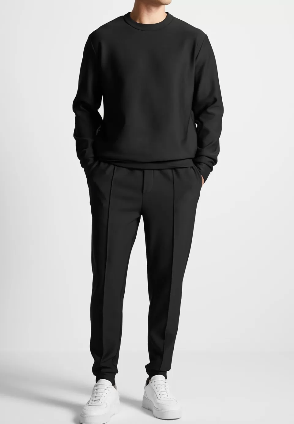 Manière De Voir Eternel Neoprene Regular Fit Crew Neck Jumper>Man Casual Co-Ords