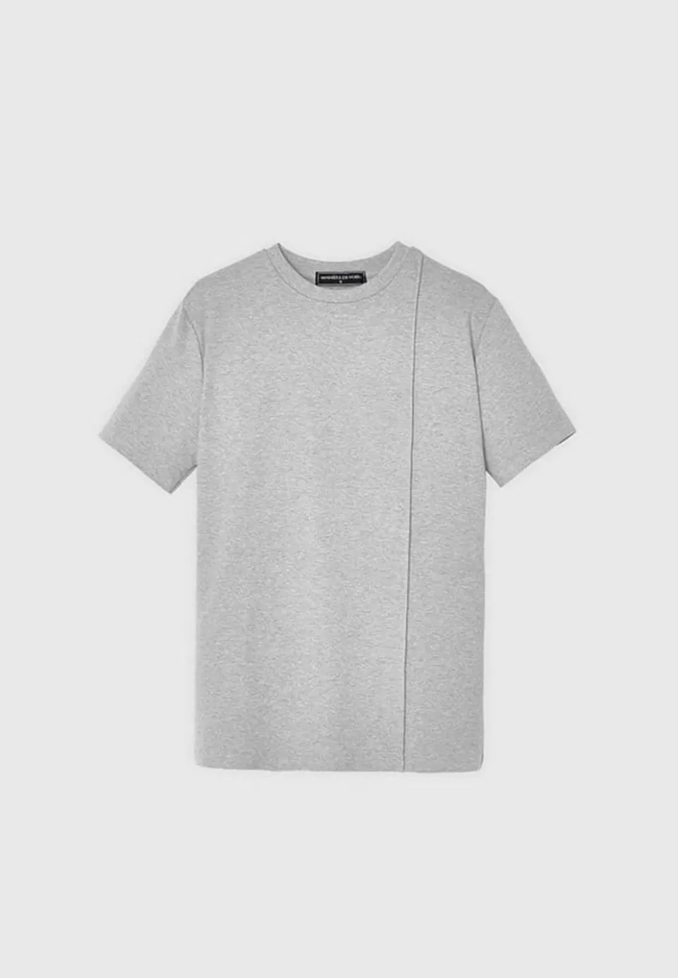 Manière De Voir Eternel Slim Fit Cotton T-Shirt With Pintuck>Man T-Shirts & Tops