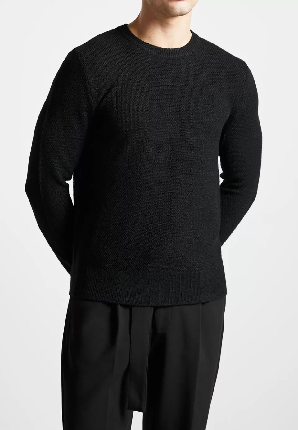 Manière De Voir Eternel Textured Jumper>Man Knitwear