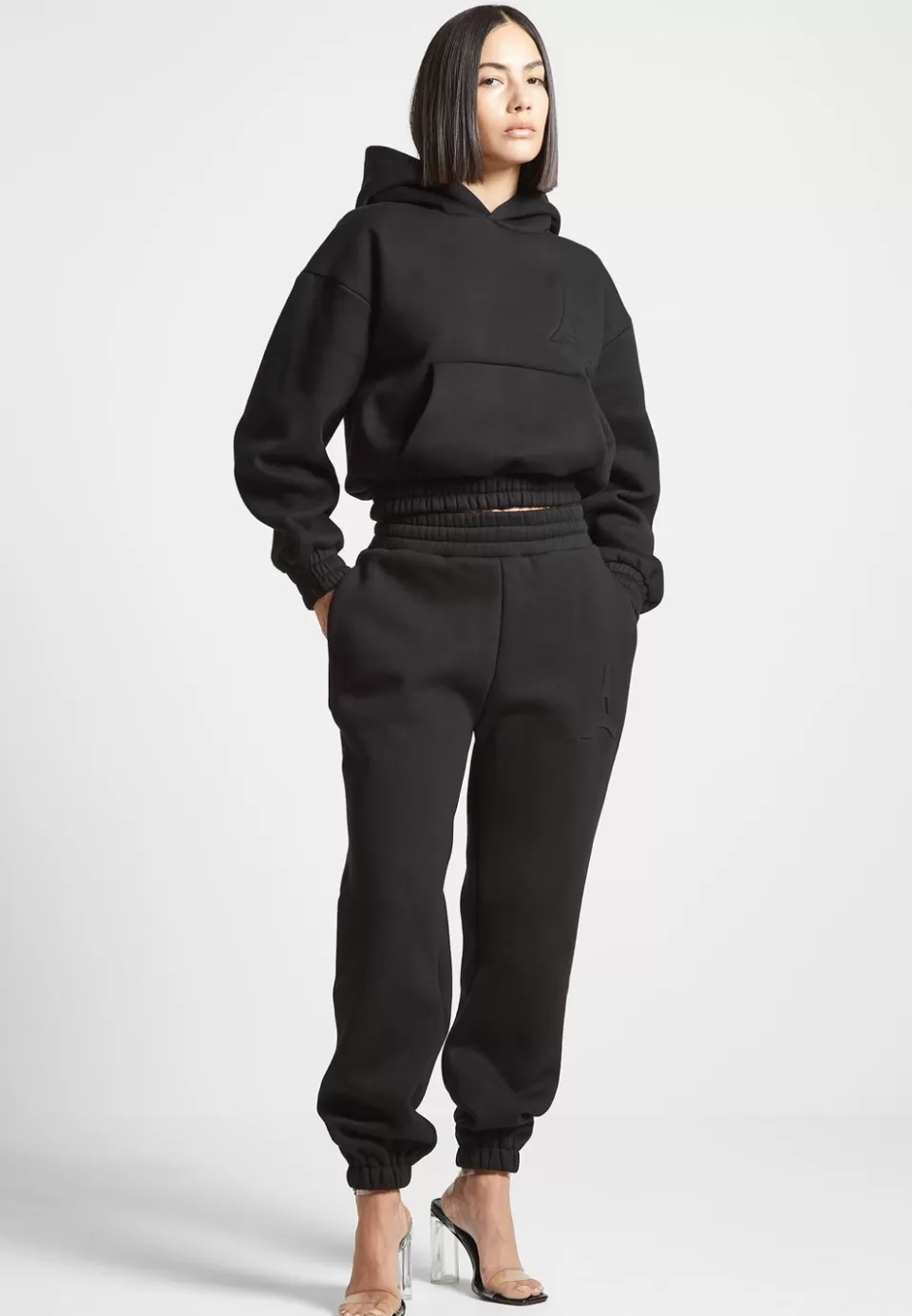 Manière De Voir Eternelle 420Gsm Eiffel Embossed Hoodie>Woman Jumpers & Hoodies
