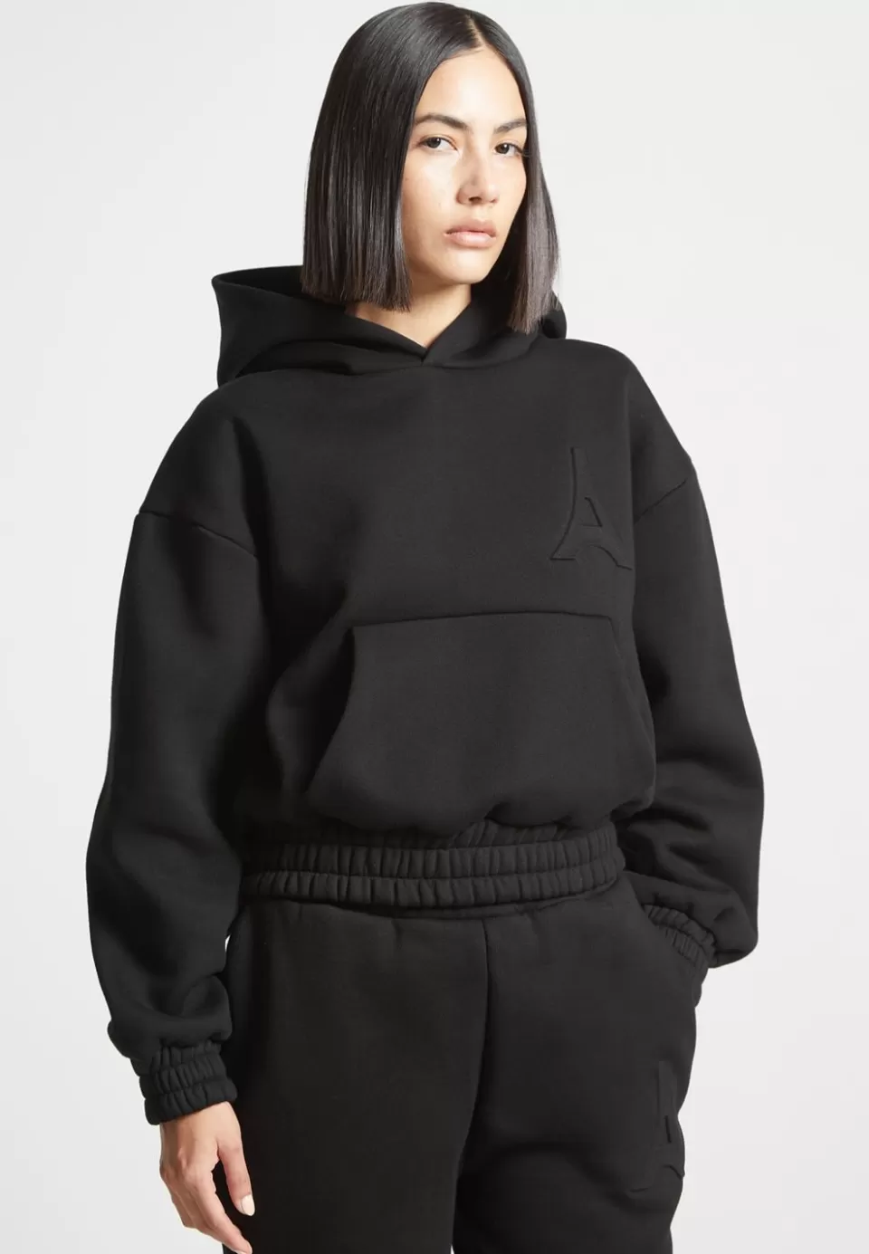 Manière De Voir Eternelle 420Gsm Eiffel Embossed Hoodie>Woman Jumpers & Hoodies