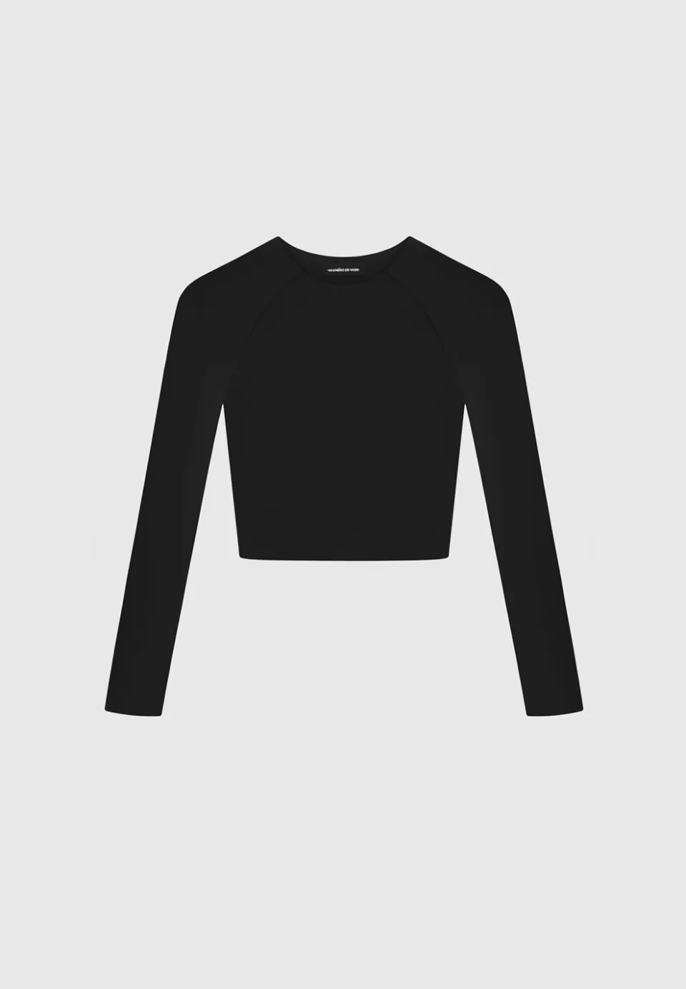 Manière De Voir Eternelle Long Sleeve Crop Top>Woman Tops & T Shirts