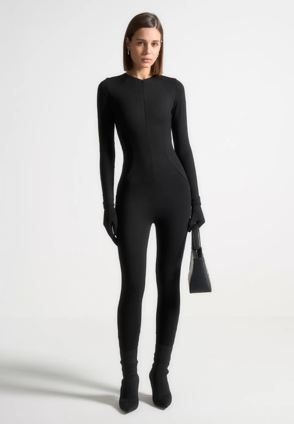 Manière De Voir Eternelle Long Sleeve Jumpsuit With Gloves>Woman Jumpsuits & Playsuits