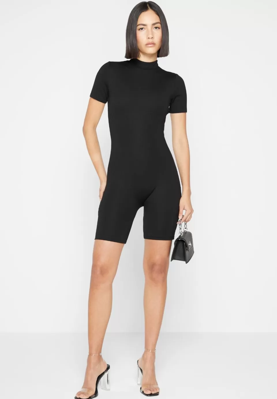 Manière De Voir Eternelle Mock Neck Playsuit>Woman Jumpsuits & Playsuits