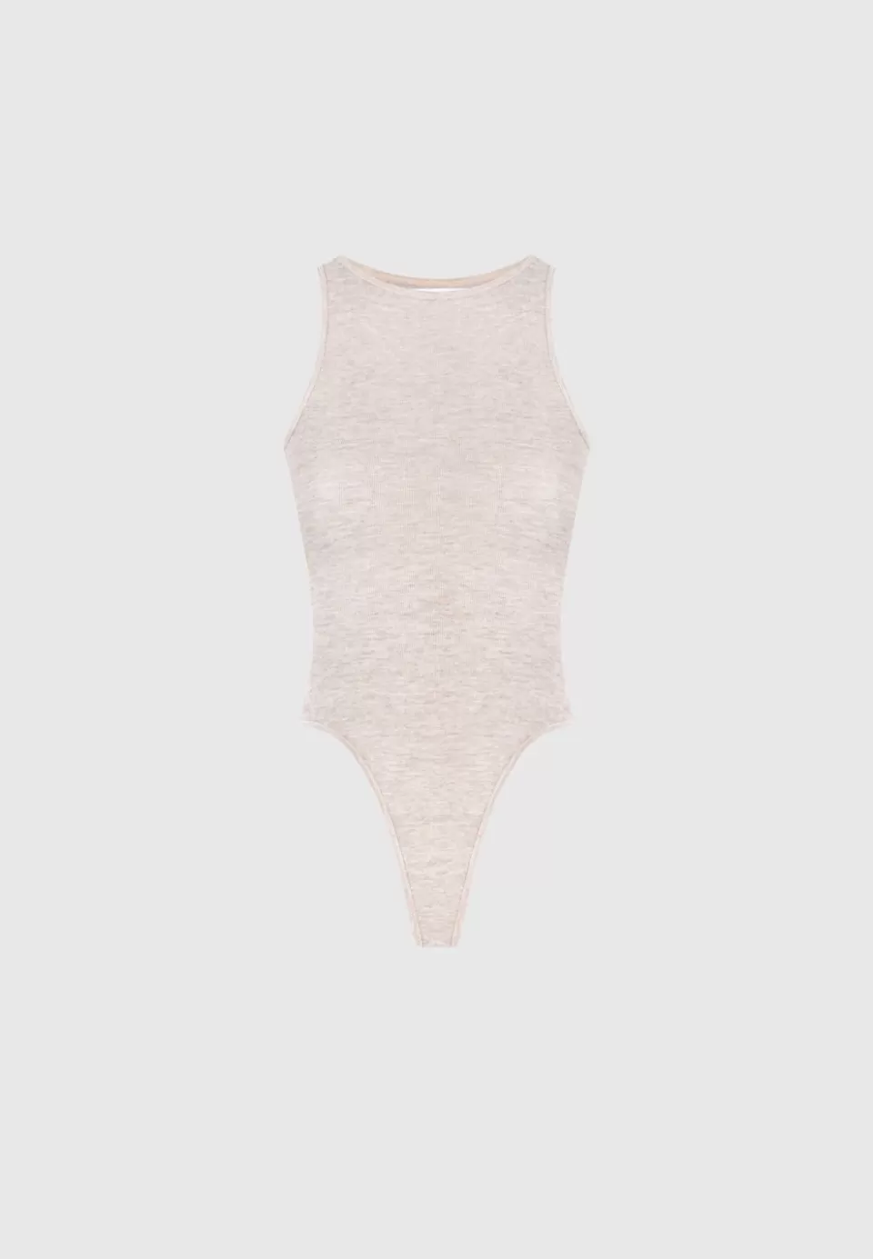 Manière De Voir Eternelle Sheer Racer Neck Bodysuit>Woman Bodysuits