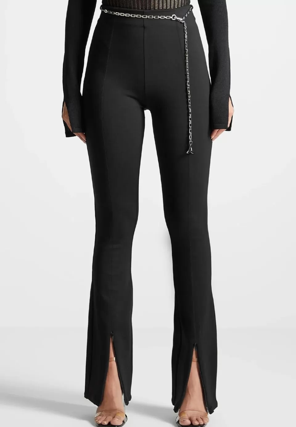 Manière De Voir Fit And Flare Leggings With Chain>Woman Leggings